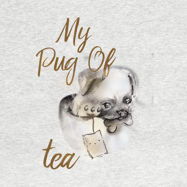 My Pug of Tea by AnnikaPixie